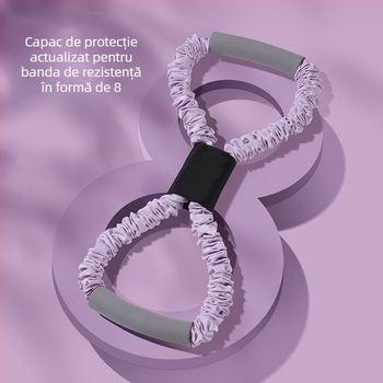 Dispozitiv de întindere a spatelui cu funie de rezistență – Material TPE/Latex, fitness de acasă