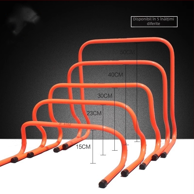 Hurdles pentru antrenamente pe pistă – ABS, copii, design curbat, model 852, personalizabil