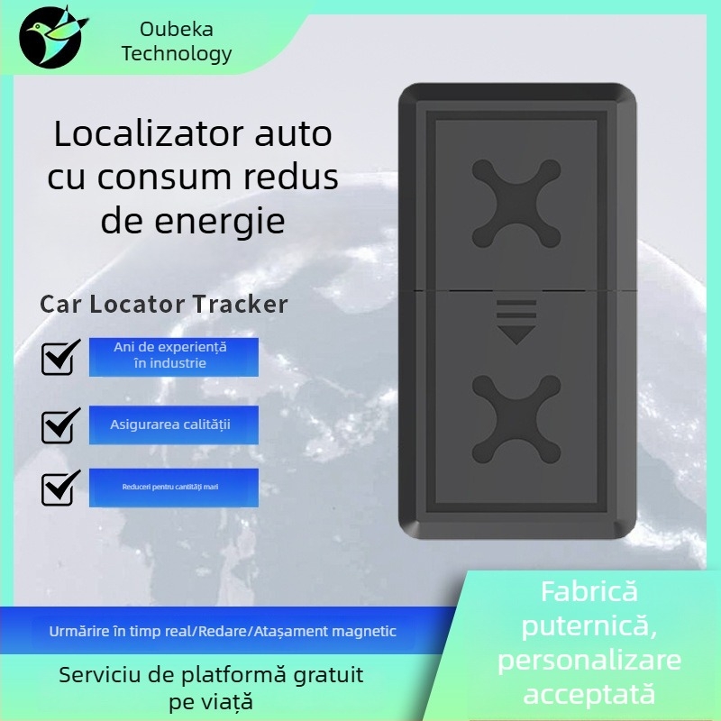 Trackere GPS Beidou pentru vehicule, 4G, cu consum redus de energie, portabil, cu fixare magnetică puternică, poziționare precisă și redare a traseului