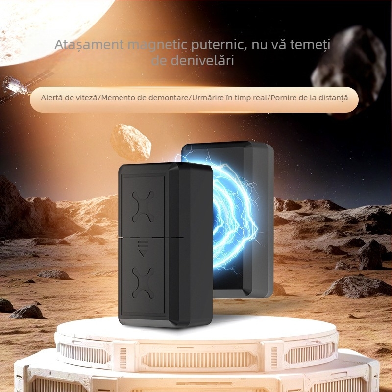 Trackere GPS Beidou pentru vehicule, 4G, cu consum redus de energie, portabil, cu fixare magnetică puternică, poziționare precisă și redare a traseului