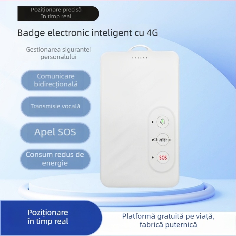Localizator personal M8, memorie 256 MB, precizie GPS 20 m, autonomie baterie 168 h