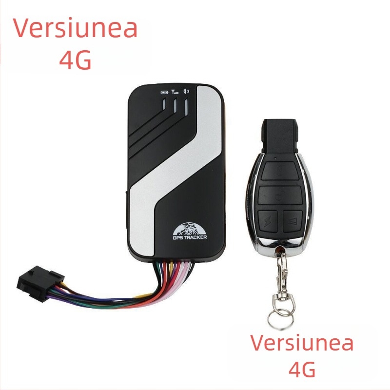 Locator auto 4G Tk403B403D4G – precizie GPS 5 m, alarmă de viteză excesivă, IPX-5, alimentare 12–24V