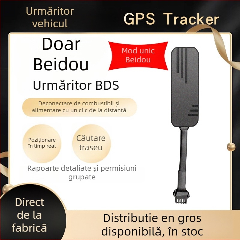 Sistem de urmărire pentru vehicule 4G Beidou pentru mașini și motociclete | Localizator GPS cu alarmă anti-furt, precizie 5–10 m, 9–90V, model J24A