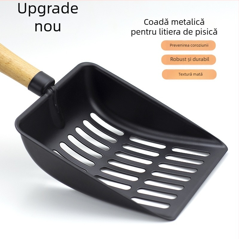 Lopată metalică pentru nisip de pisici – potrivită pentru pisici