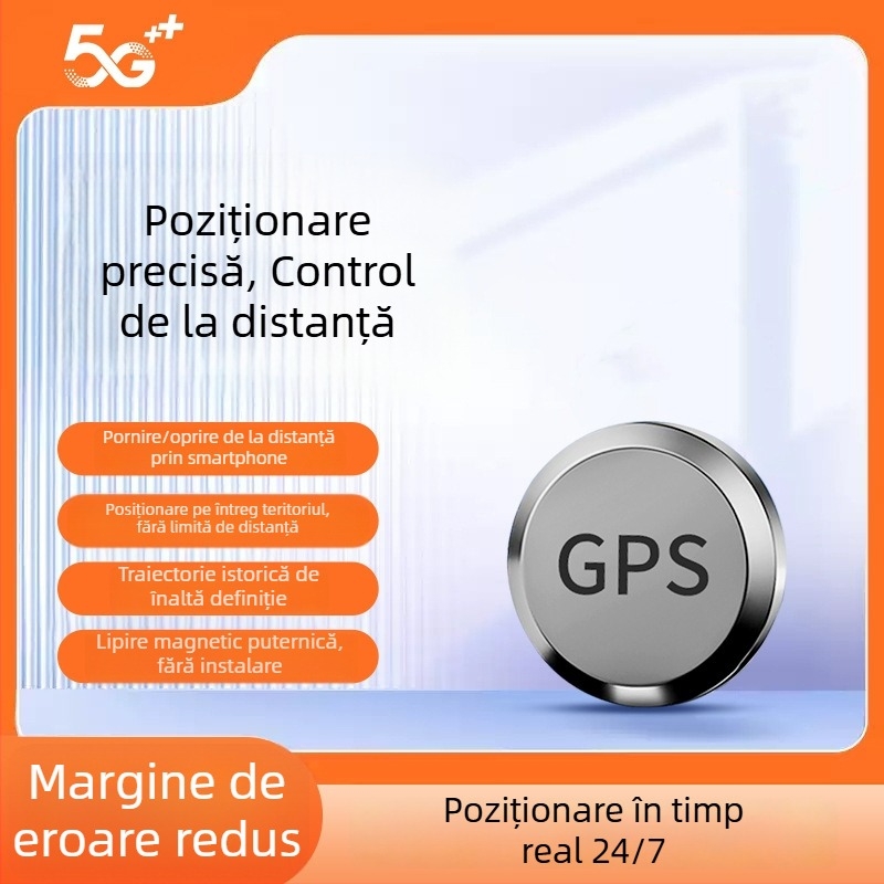 GPS tracker pentru vehicul cu poziționare Beidou, Anti-furt și Anti-pierdere, magnet puternic, versiune cablată, model ABL01