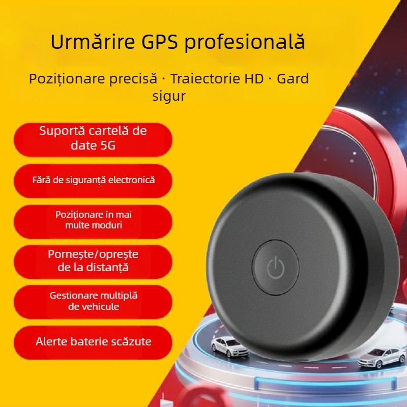 Locator GPS pentru mașină, cu magnet puternic, fără instalare, dispozitiv anti-pierdere pentru vârstnici, copii și animale de companie, Model F36