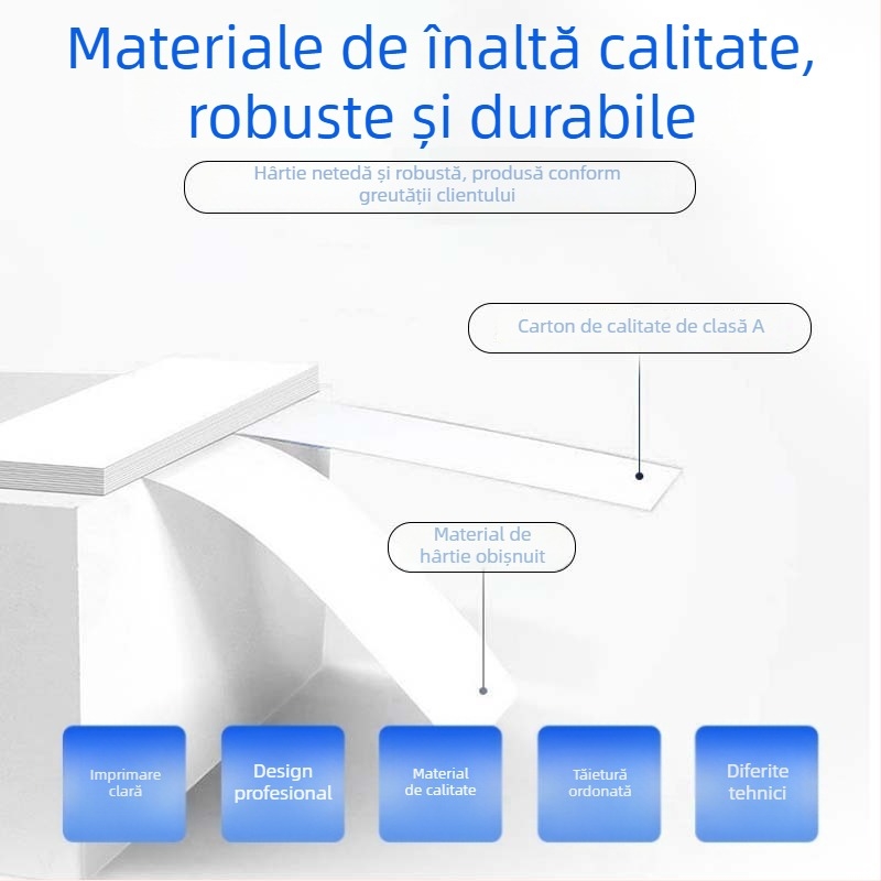 Cutie de ambalare cadouri de Anul Nou din carton, personalizabilă; 230 GSM; imprimare offset, serigrafie, embosare, UV, ștampilare cu aur/silver; imprimare logo disponibilă; dimensiuni interne și externe personalizabile