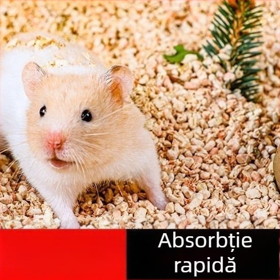 Așternut pentru hamsteri: coji de porumb, rumeguș din lemn și nisip pentru urină pentru hamsteri aurii