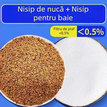 Așternut deodorant pentru hamster — nisip de nuc, bioenzime, nisip granulat, pentru hamster