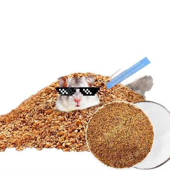 Așternut deodorant pentru hamster — nisip de nuc, bioenzime, nisip granulat, pentru hamster