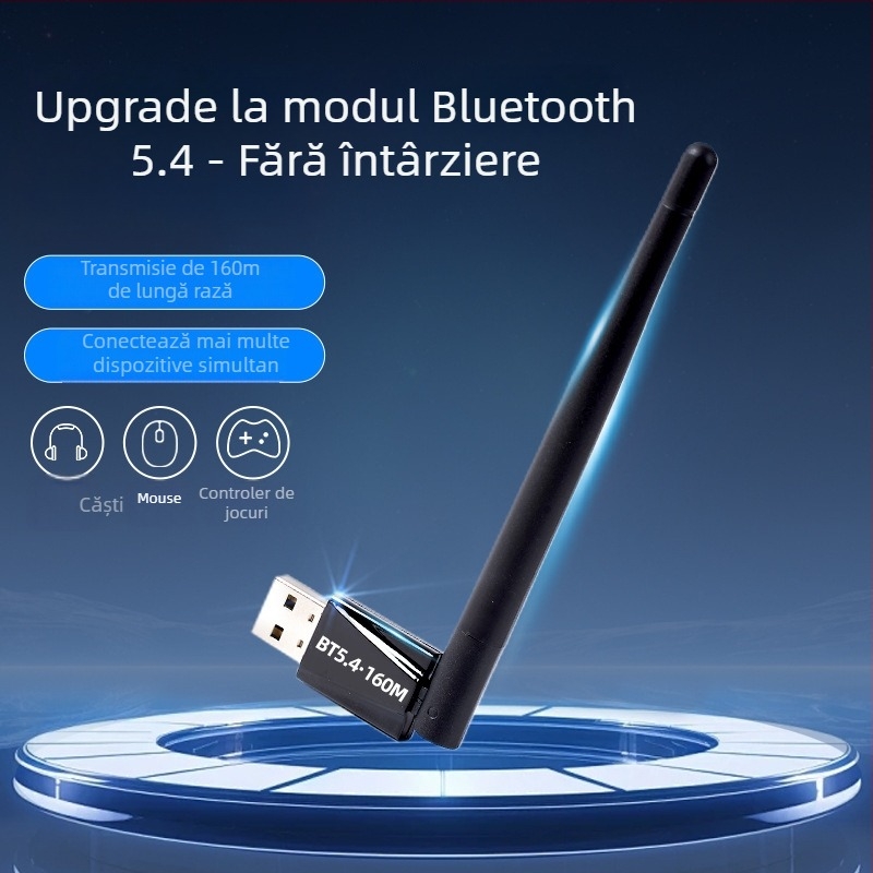 ZAPO W50L-5DB adaptor USB Wi‑Fi, RTL8812AU, 1200Mbps, dual-band 2.4/5GHz, suportă IEEE 802.11ac/a/b/g/n