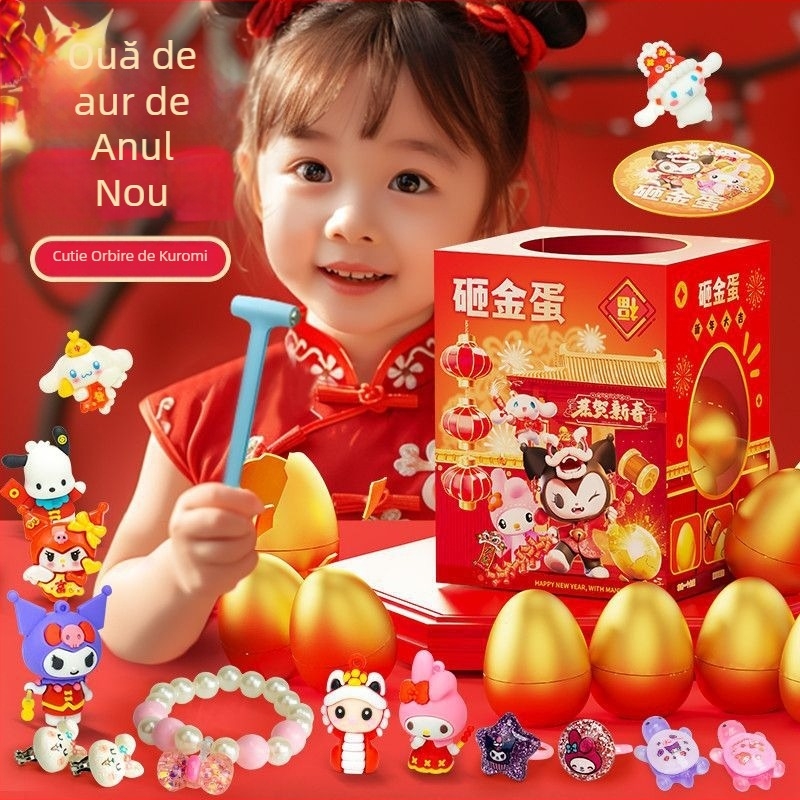 Set de jucării pentru cameră simulată, 5 cutii surpriză, destinat copiilor 7–14 ani, plastic/guma