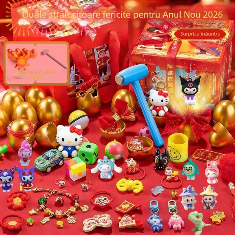 Set de jucării pentru cameră simulată, 5 cutii surpriză, destinat copiilor 7–14 ani, plastic/guma