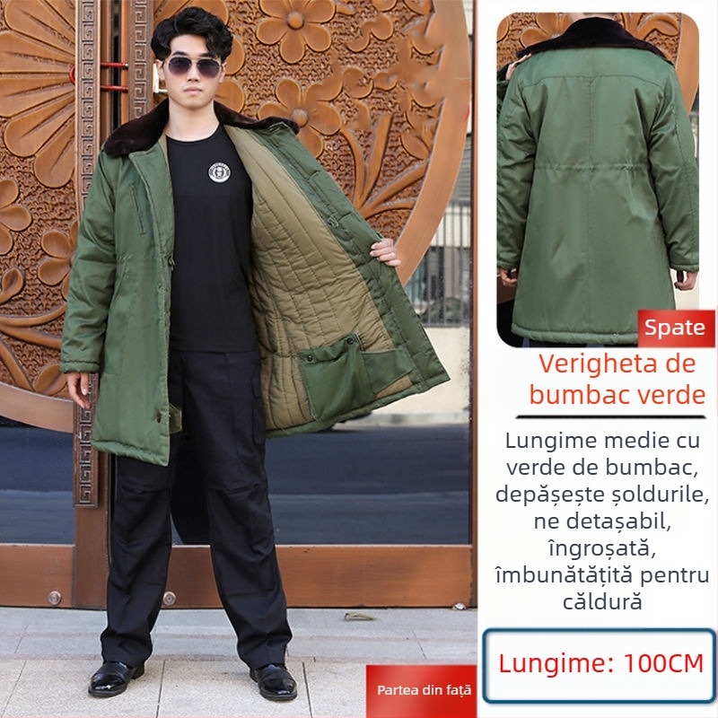 Palton camuflaj din amestec de bumbac, iarnă, pentru adulți, unisex