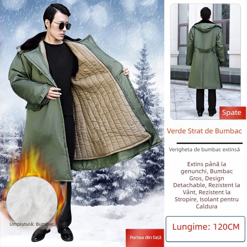 Palton camuflaj din amestec de bumbac, iarnă, pentru adulți, unisex