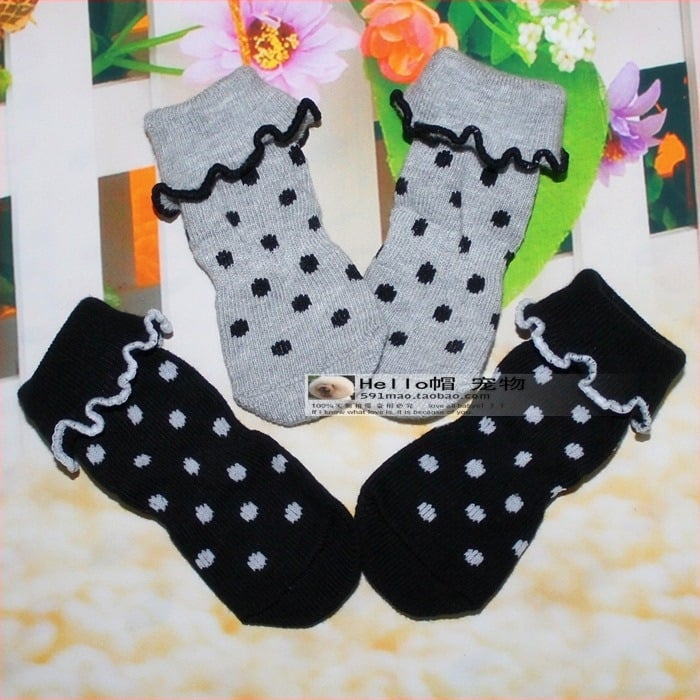 Șosete pentru câini – din Bumbac, antiderapante; Material: Bumbac; Obiect: Câine; Categoria: Șosete; Origine: Zhejiang