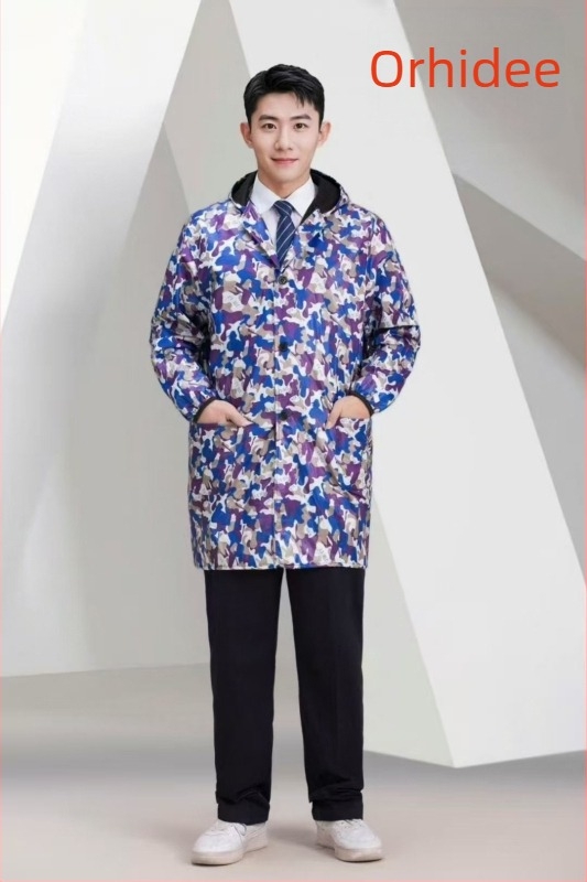 Geacă de lucru camuflaj, cu căptușeală fleece, mâneci lungi, pentru fabrici și depozite