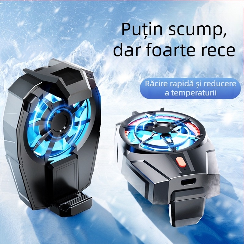 Răcitor wireless pentru telefonul mobil BINBO/HOOYS SRQ-X25, răcire pe semiconductori, trei trepte, 3W, ABS