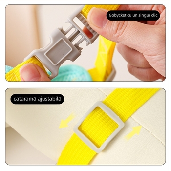 Ham pentru câine, poliester, respirabil, imprimeu cu funda, design în formă de I, reglabil