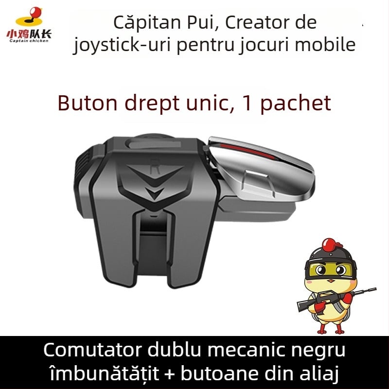 Buton mecanic de umăr cu șase degete pentru jocuri mobile - wireless, interfață neobișnuită, nivel începător
