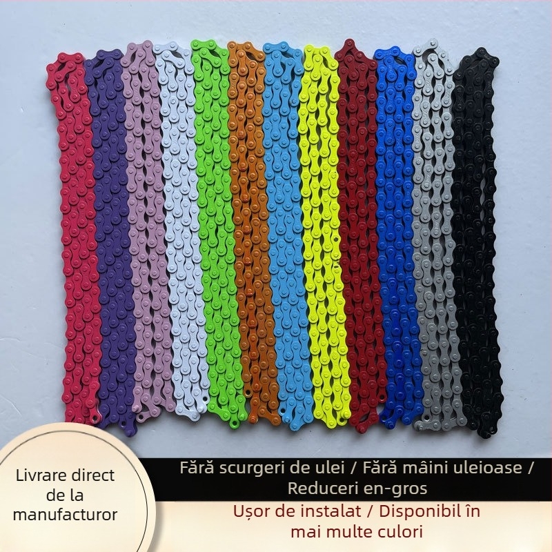 Lanț de bicicletă, oțel carbon; pas 12,7 mm, 94 verigi, model 26