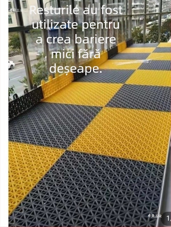 Pătură antifurt pentru fereastră cu plasă de balcon — protecție pentru pragul ferestrei, plasă pentru plante, separator din plastic