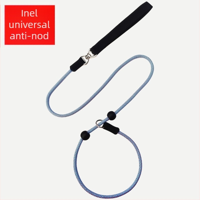 Lesă pentru câini din lanț pentru dresaj, ABS material, neextensibilă, curea toracică, model 34219