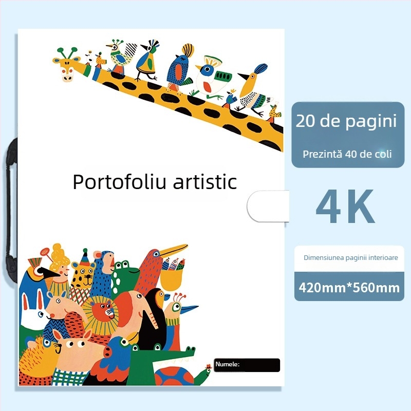 Album de stocare pentru opere de artă — Fudele 3320, 40 pagini, grosime 85, material din plastic