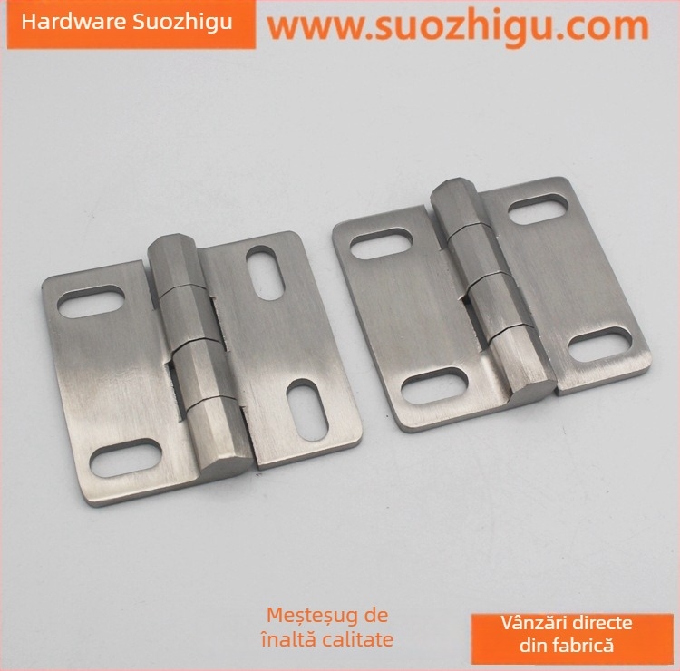 JL801 Pantă din oțel inoxidabil pentru ușile de dulap bucătărie, finisaj cu trasare prin sârmă, design modern și simplu