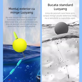 Plută verticală EVA – minge electrică de plută pentru pescuit