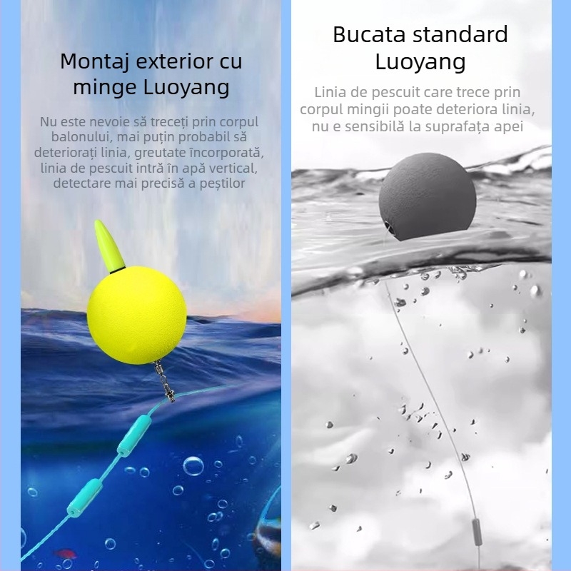 Plută verticală EVA – minge electrică de plută pentru pescuit