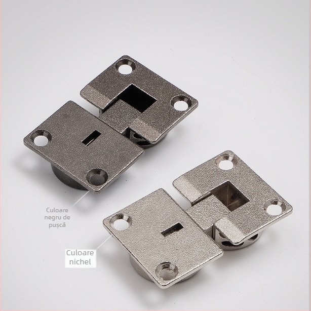 Longcharm balama pătrată pentru masă — aliaj de zinc, pentru uși de dulap care se deschid sus și jos, stil modern și simplu