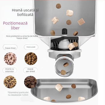 Nasda Hranitoare automată inteligentă pentru pisici - ABS, model F10, alimentare automată