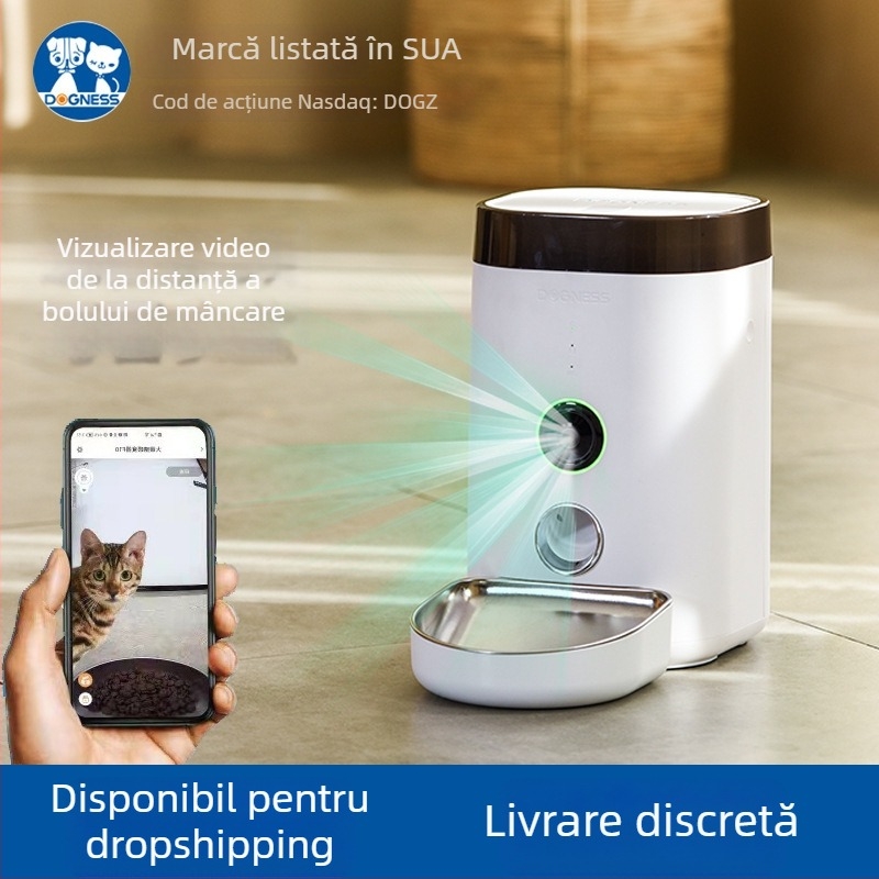 Nasda Hranitoare automată inteligentă pentru pisici - ABS, model F10, alimentare automată