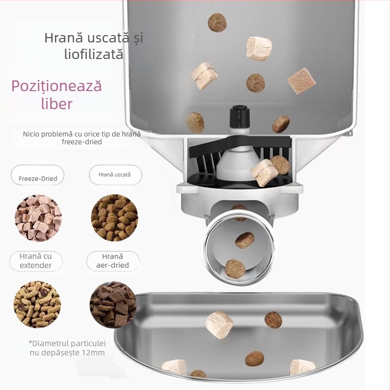 Nasda Hranitoare automată inteligentă pentru pisici - ABS, model F10, alimentare automată