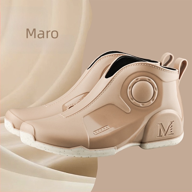 Ghete de ploaie, unisex PVC scurte, impermeabile, anti-derapare, ușoare, talpă PU