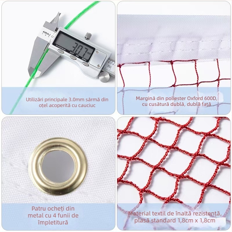 Plasă de badminton Apus - Nylon/Poliester, pentru tenis de masă și badminton