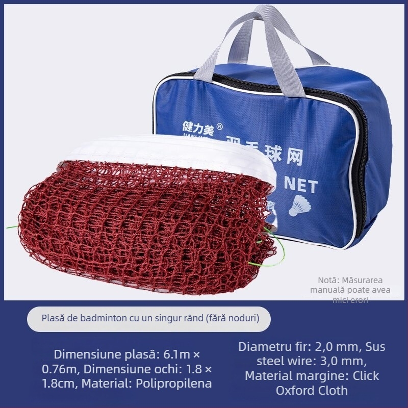 Plasă de badminton Apus - Nylon/Poliester, pentru tenis de masă și badminton