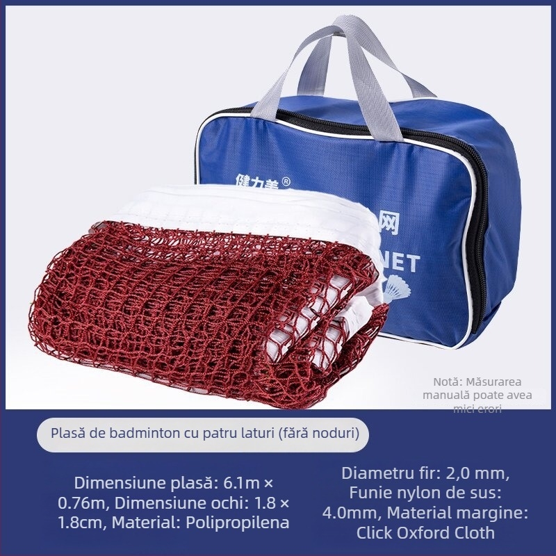 Plasă de badminton Apus - Nylon/Poliester, pentru tenis de masă și badminton