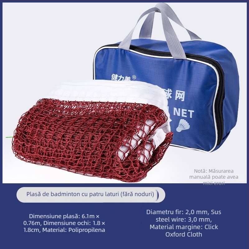 Plasă de badminton Apus - Nylon/Poliester, pentru tenis de masă și badminton