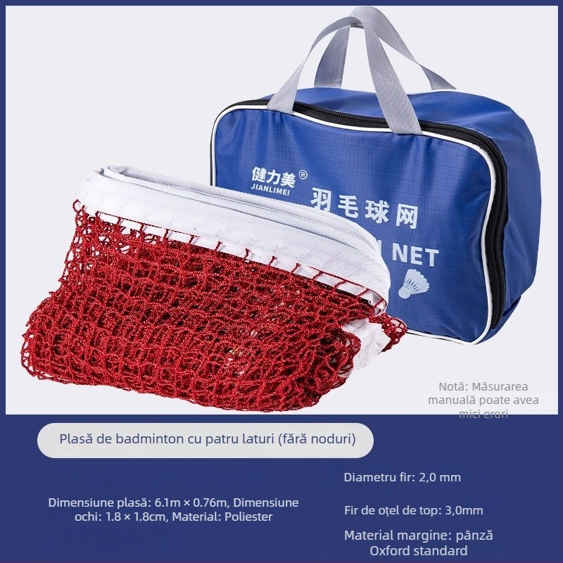 Plasă de badminton Apus - Nylon/Poliester, pentru tenis de masă și badminton