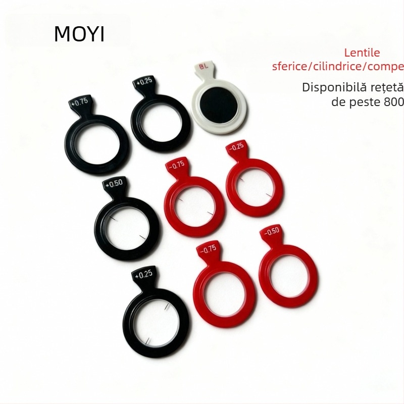 Lentilă de probă pentru ochelari cu rama rotundă, marca YARUI, primăvara 2025