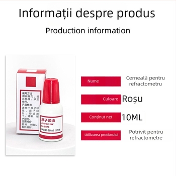 Lentometru pentru ochelari – Instrument de inserare cu burete de cerneală cu uscare rapidă, cerneală uleioasă; Material: Alt; Import: Nu; Primăvara 2026