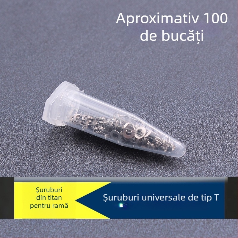 Garnitură pentru rame de ochelari Dingfeng, aliaj dur, ornamente