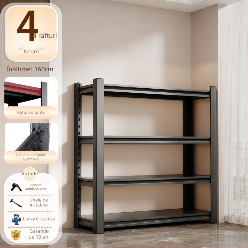 Raft metalic de bucătărie, etajat, 3–7 niveluri, stil modern minimalist, marcă Sanwei, model Kitchen shelves