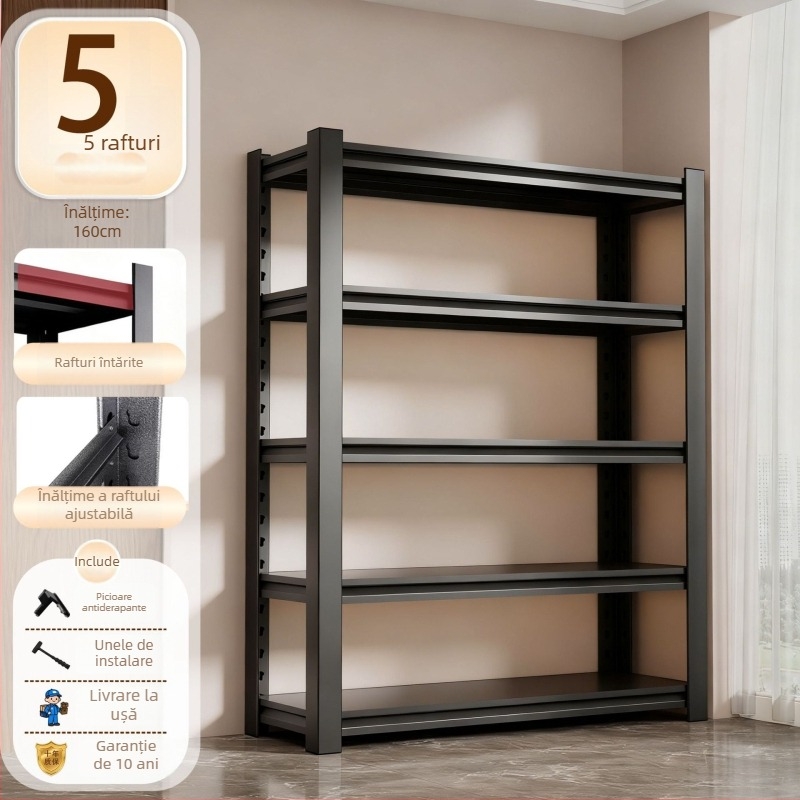 Raft metalic de bucătărie, etajat, 3–7 niveluri, stil modern minimalist, marcă Sanwei, model Kitchen shelves