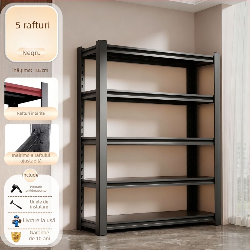 Raft metalic de bucătărie, etajat, 3–7 niveluri, stil modern minimalist, marcă Sanwei, model Kitchen shelves