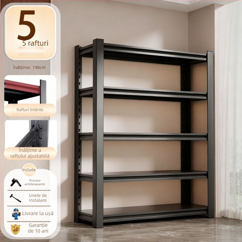 Raft metalic de bucătărie, etajat, 3–7 niveluri, stil modern minimalist, marcă Sanwei, model Kitchen shelves