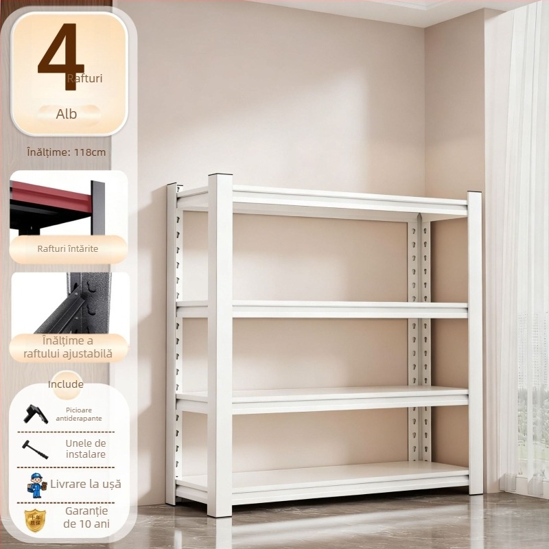 Raft metalic de bucătărie, etajat, 3–7 niveluri, stil modern minimalist, marcă Sanwei, model Kitchen shelves