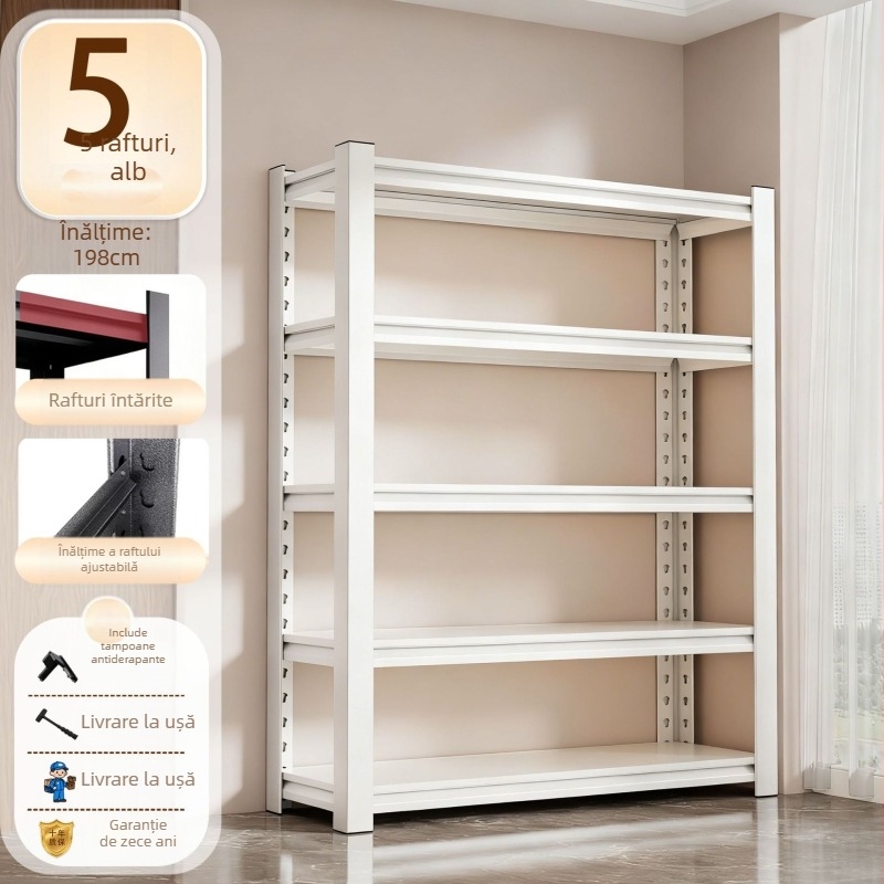 Raft metalic de bucătărie, etajat, 3–7 niveluri, stil modern minimalist, marcă Sanwei, model Kitchen shelves